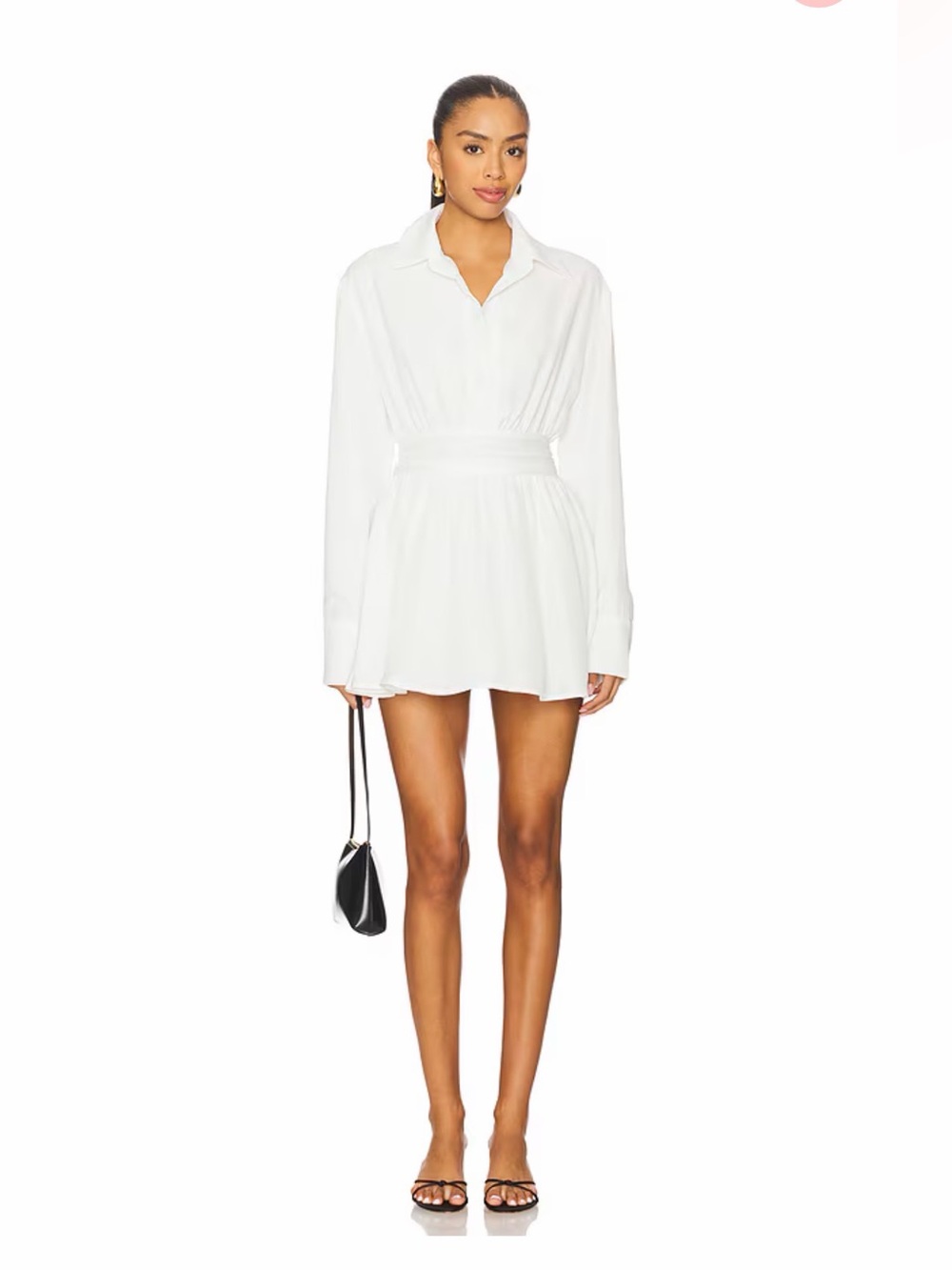 Laila Button Front Dress in White - ALL THE WAYS - REVOLVE